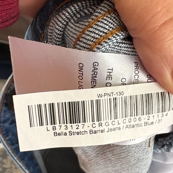 Quince Bella Stretch Barrel Jeans 31 - Picture 11 of 11